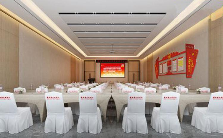 山東青島醫(yī)院會(huì)議室孔木吸音板工程 山東青島醫(yī)院會(huì)議室孔木吸音板工程