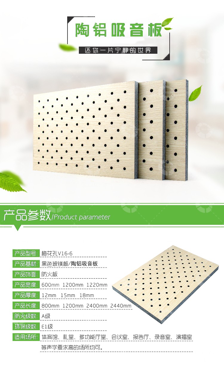 體育館陶鋁吸音板-1 體育館陶鋁吸音板-1